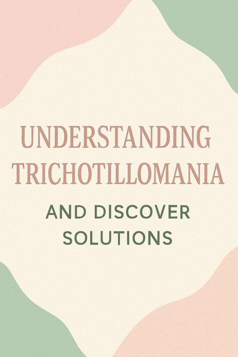 Text image reading “Understanding Trichotillomania and Discover Solutions,” encouraging awareness and trichotillomania hair loss support in Australia.